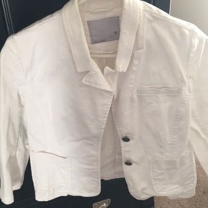 Old Navy White Crop Jacket